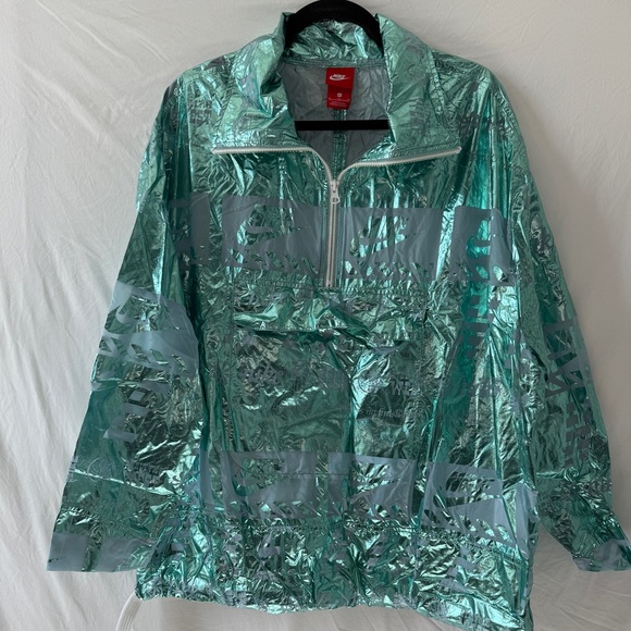 Nike Sportswear Women's Metallic Half-Zip Jacket - Picture 2 of 4